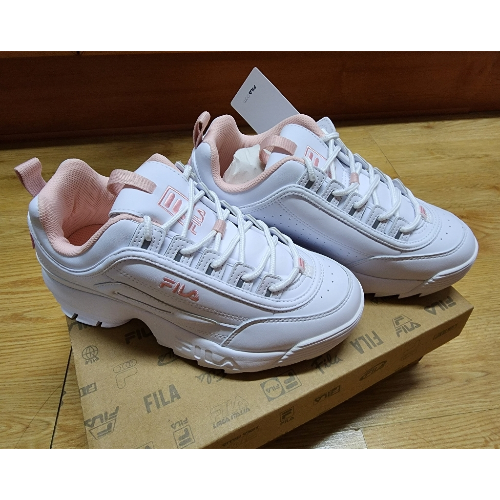 Giày Sneaker Thể Thao Nữ FILA DISRUPTOR II  hồng chính hãng 100%