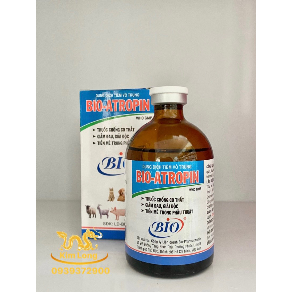 Bio-Atropin 100ml Chống co thắt, giảm đau