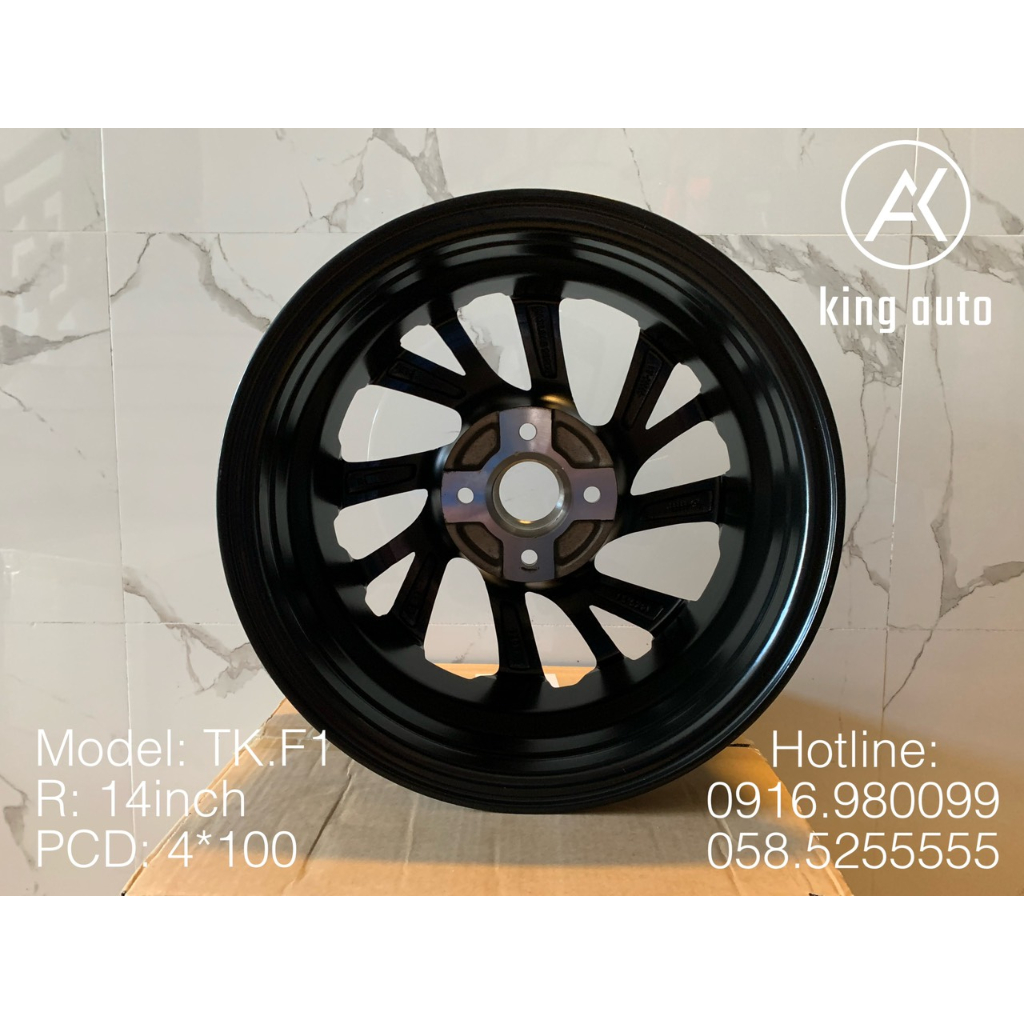 HOT: Mâm đúc Lazang R14 inch siêu đẹp. HÀNG ĐÚC NGUYÊN KHỐI
