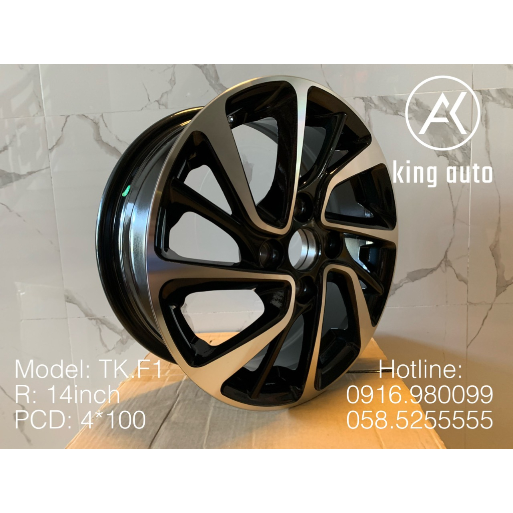 HOT: Mâm đúc Lazang R14 inch siêu đẹp. HÀNG ĐÚC NGUYÊN KHỐI