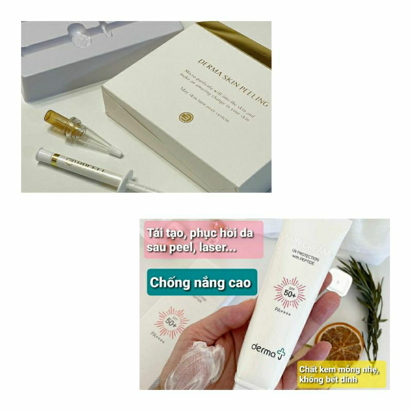 (Combo Giảm giá) Thay da sinh học Bqcell và Kem chống nắng DermaJ tái tạo phục hồi da Hàn Quốc