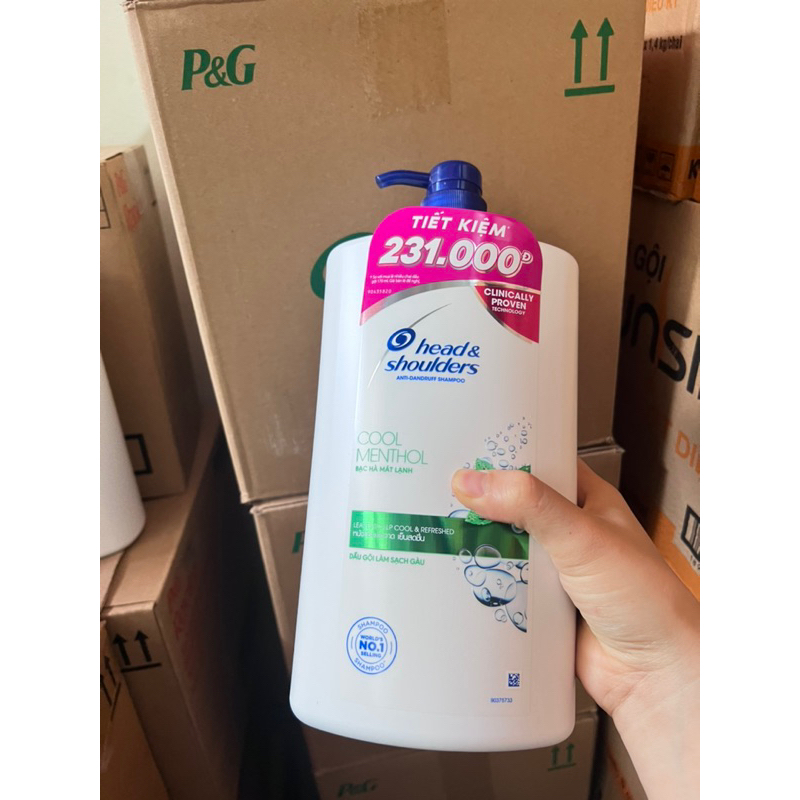 Dầu gội head&shoulders 1800ml