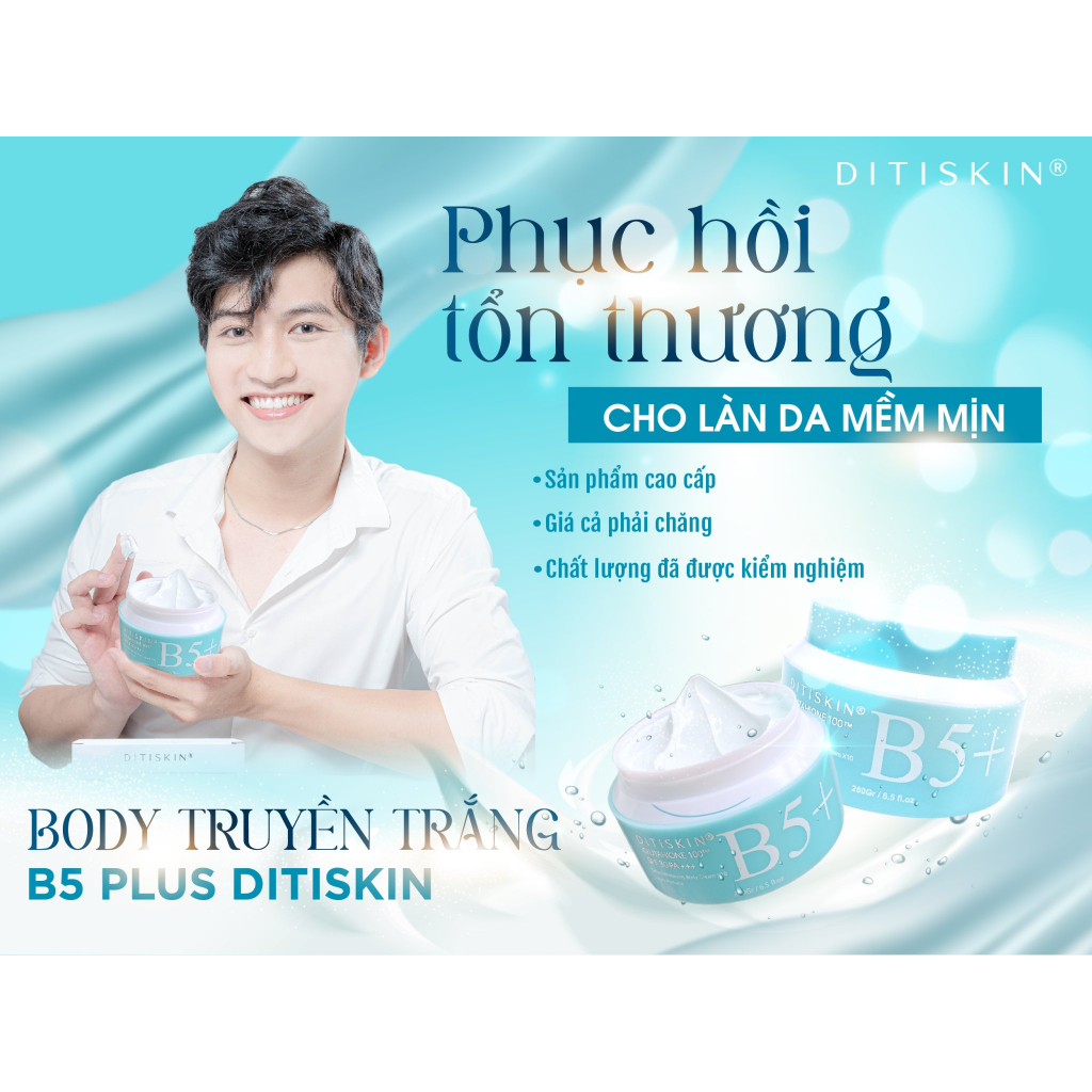Kem body dưỡng trắng da B5 Ditiskin For Men- Ha Chi