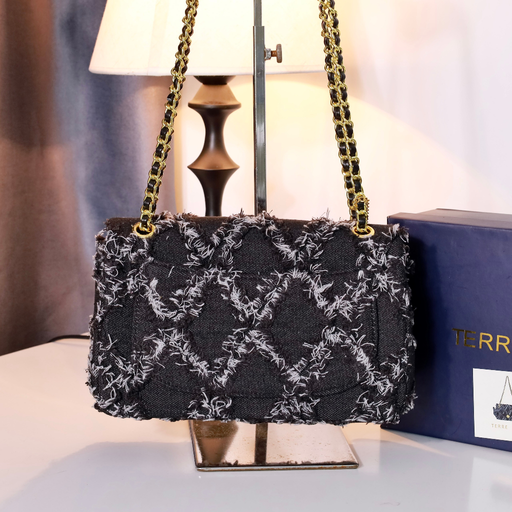 Túi kẹp nách + đeo chéo TERRE BLEUE full box tuồn hãng size 26*8*15cm đủ màu