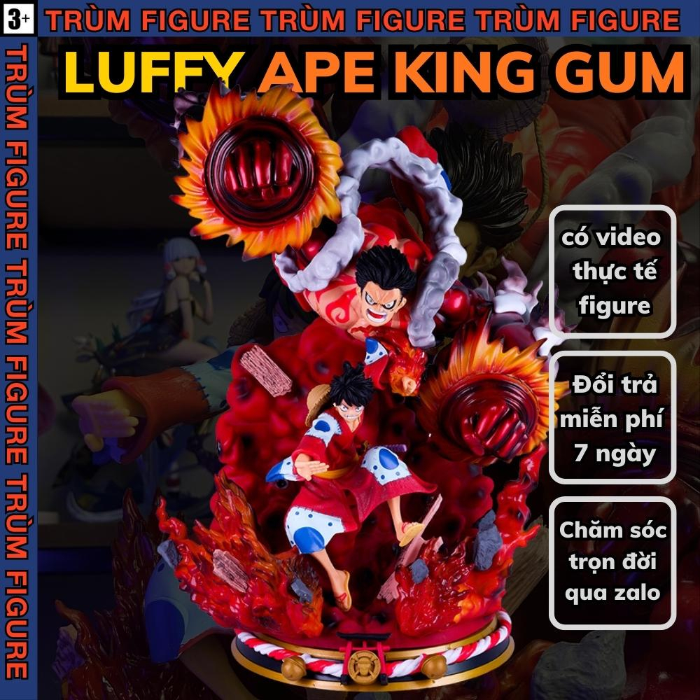 Mô Hình, Figure LUFFY APE KING GUM One Piece - Anime, Manga Vua Hải Tặc - Full Box Trùm Figure