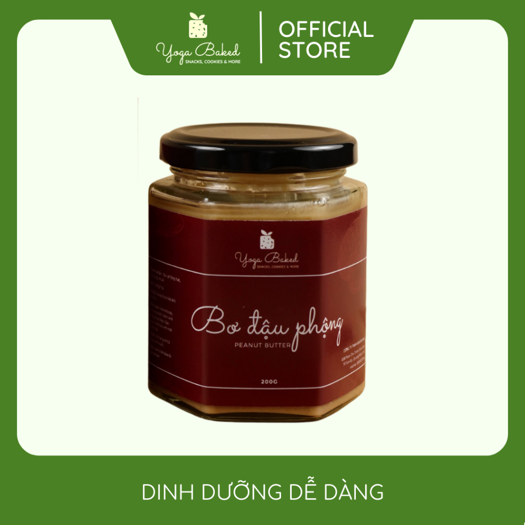 Bơ đậu phộng 60g tự nhiên tốt cho sức khoẻ phù hợp ăn kiêng không đường