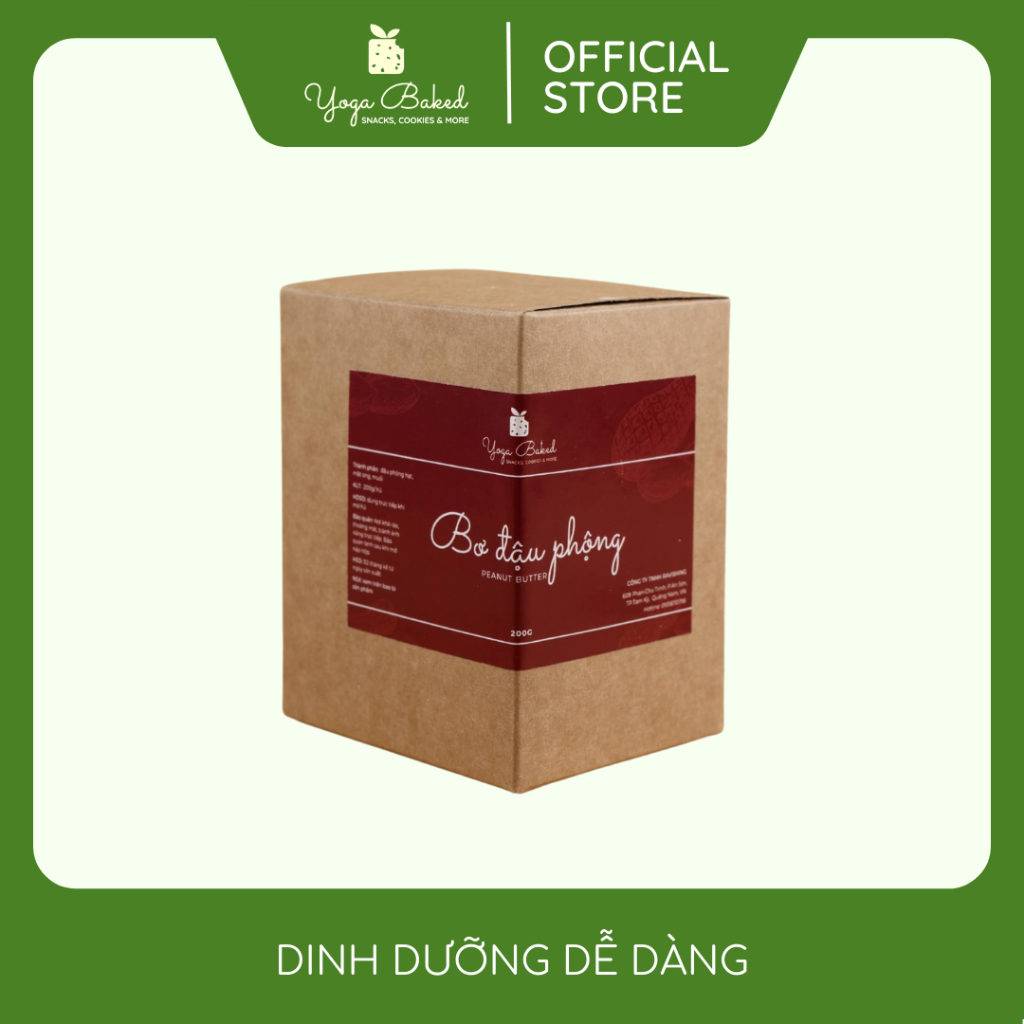 Bơ đậu phộng 60g tự nhiên tốt cho sức khoẻ phù hợp ăn kiêng không đường