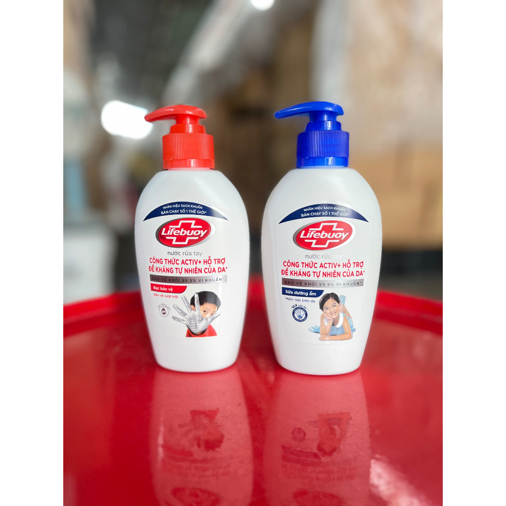 Nước rửa tay Lifebuoy 450ml có 4 màu