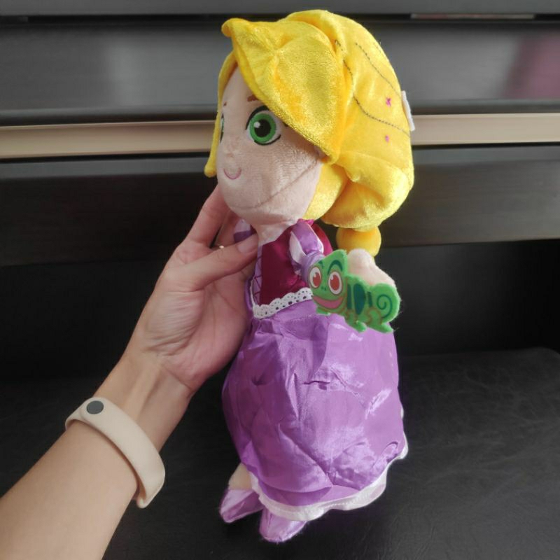 Búp bê nhồi bông công chúa rapunzel cầm tay cho bé - Công chúa tóc mây disney đáng yêu
