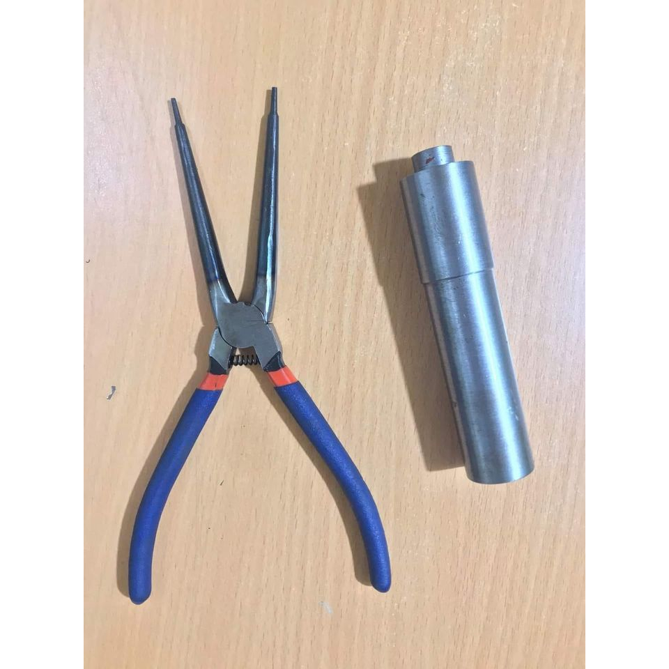 Combo Kìm gắp phanh côn xe máy + cây đóng 6902 cao cấp