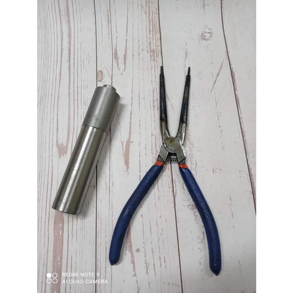 Combo Kìm gắp phanh côn xe máy + cây đóng 6902 cao cấp