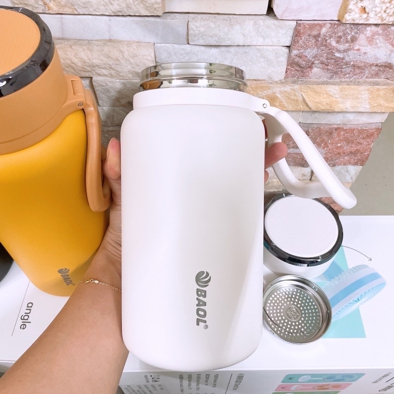 Bình giữ nhiệt 24h BAOL inox 304 Nắp titan cao cấp dung tích 1000ml, 1280ml, 1500ml | BigBuy360 - bigbuy360.vn