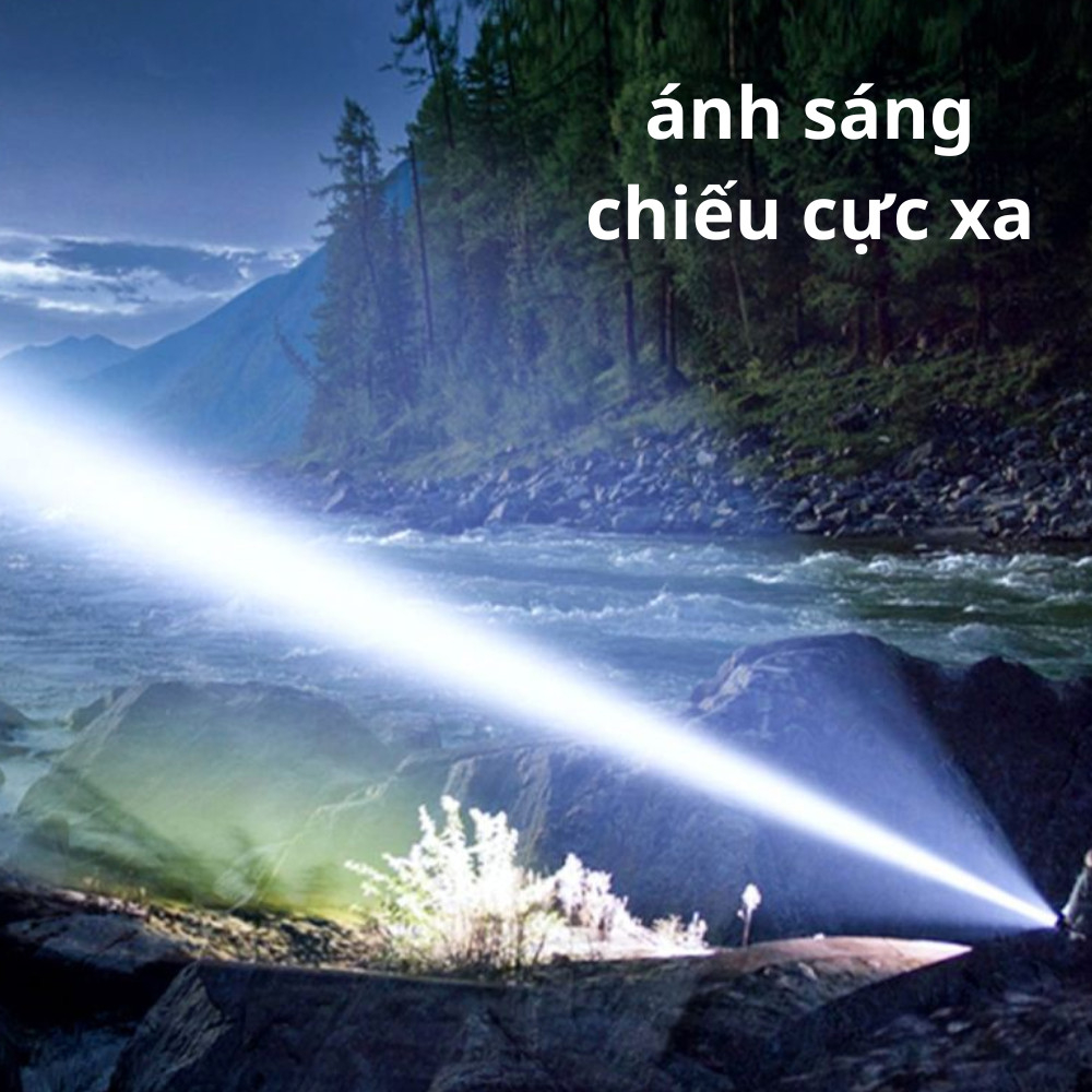 Đèn pin mini siêu sáng cầm tay có zoom chiếu sáng xa trăm mét - Đèn bin sạc điện bóng led thiết kế nhỏ ,gọn mang theo dà | BigBuy360 - bigbuy360.vn