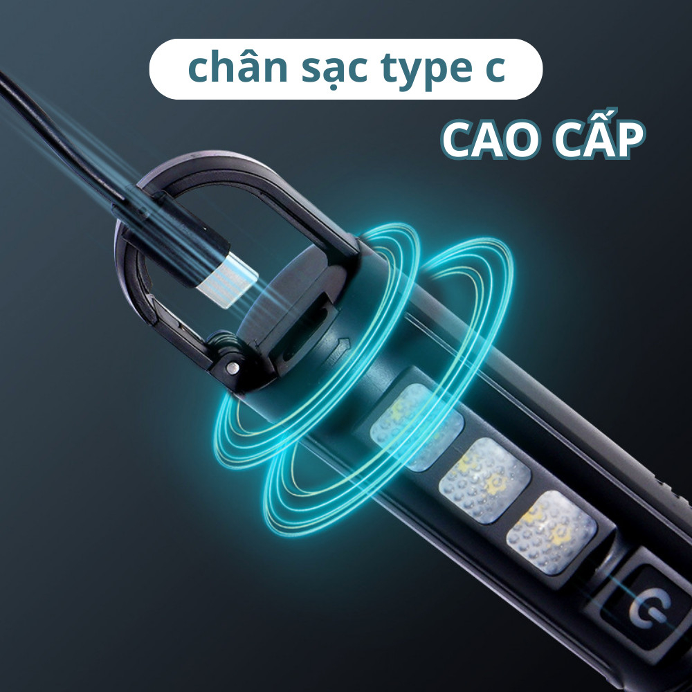 Đèn pin mini siêu sáng cầm tay có zoom chiếu sáng xa trăm mét - Đèn bin sạc điện bóng led thiết kế nhỏ ,gọn mang theo dà | BigBuy360 - bigbuy360.vn