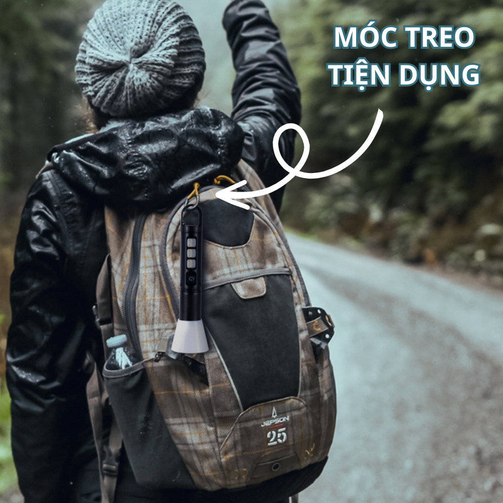 Đèn pin mini siêu sáng cầm tay có zoom chiếu sáng xa trăm mét - Đèn bin sạc điện bóng led thiết kế nhỏ ,gọn mang theo dà | BigBuy360 - bigbuy360.vn