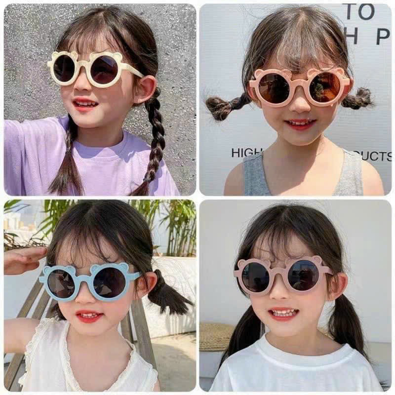 Kính râm cho bé gọng hình tai gấu