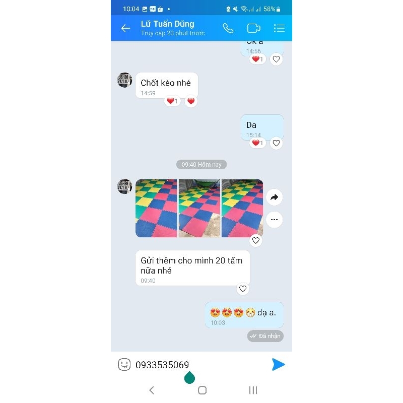 Thảm xốp lót sàn