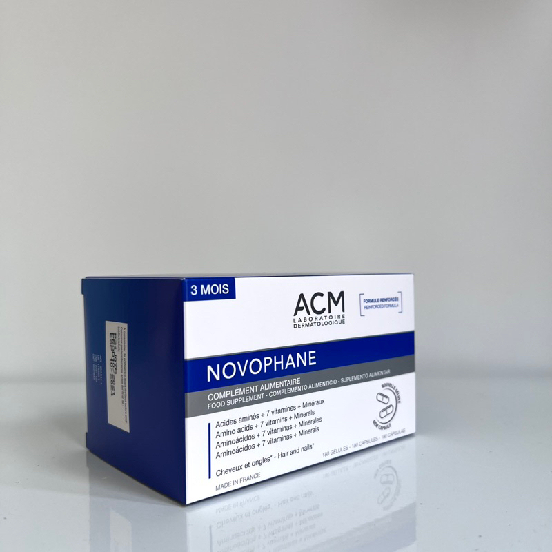 Viêng uống ngăn rụng tóc -Đẹp tóc và móng ACM Novophane 180 viên