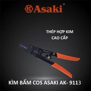 Kìm bấm cos 25l 5.5-25mm2 asaki ak-9113