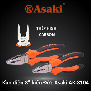 Kìm điện 8" kiểu đức asaki ak-8104