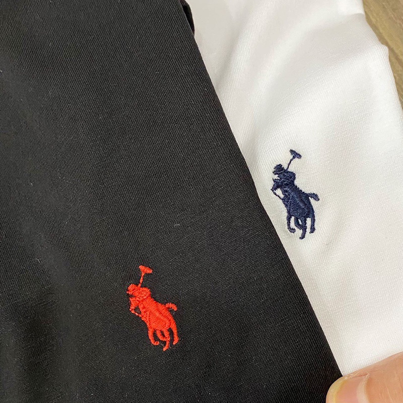 Áo thun polo thêu nai chất xịn