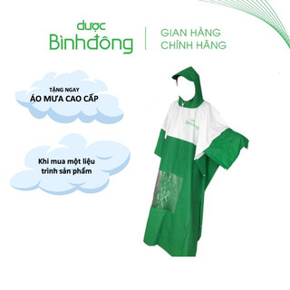  Áo mưa Dược Bình Đông màu xanh logo Thiên Môn Bổ Phổi