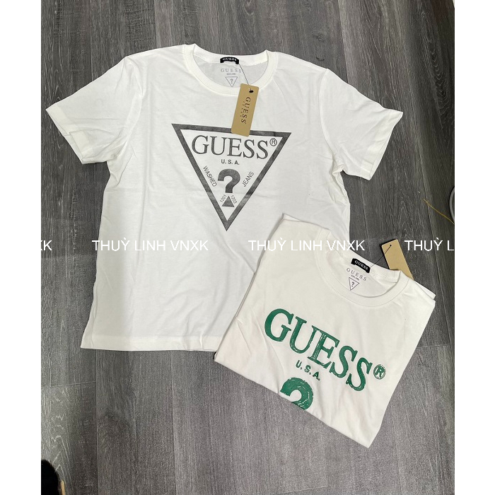 Áo Thun Nữ GUESS/LEE Cotton Mịn Đẹp In Hình Nhiều Màu