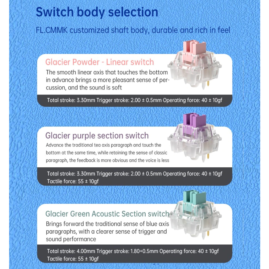 Bàn phím cơ FL-Esports FL100 CPM White Olivia Kết Nối Không dây - RGB - Hotswap