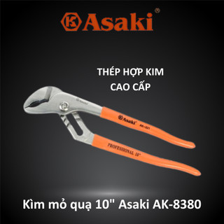 Kìm mỏ quạ đa năng 12" thép đúc nguyên khối chính hãng Asaki AK-8380, kìm đa năng tiêu chuẩn Nhật