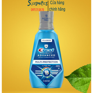Nước súc miệng Crest Pro Health 1L của Mỹ