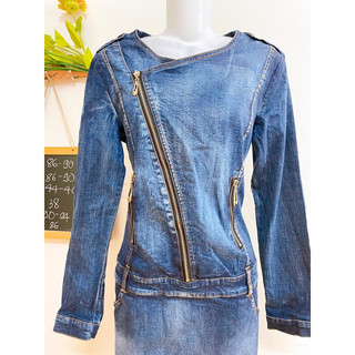 Đầm Jeans ( Denim) Phong Cách Bụi, 2hand
