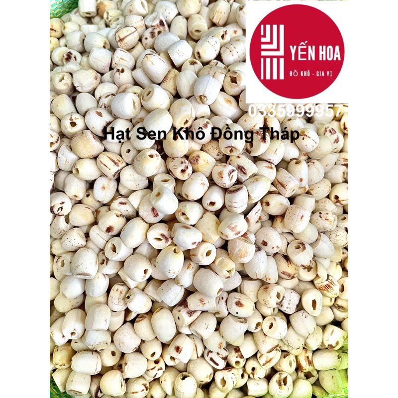 500g/1Kg Hạt Sen Khô - Hạt Sen Khô Đồng Tháp Loại 1