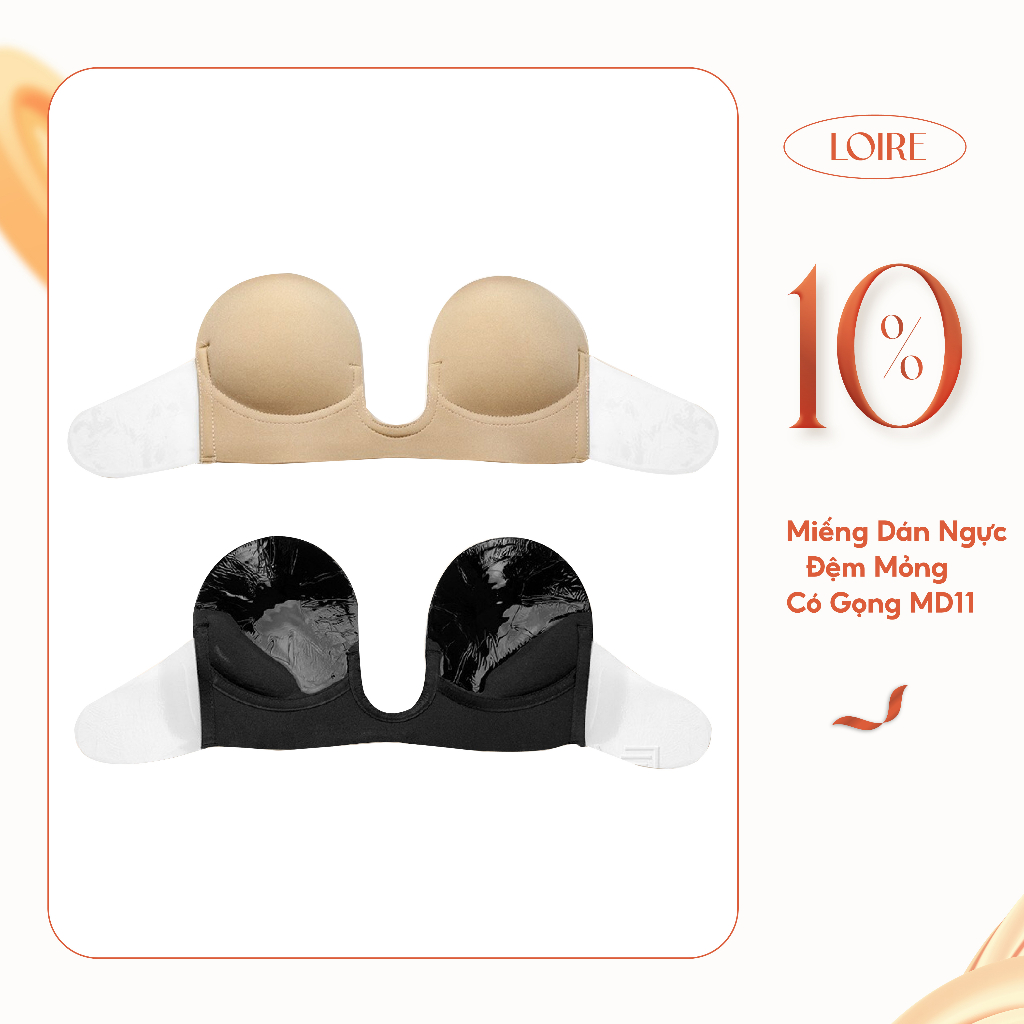 Miếng Dán Ngực Đệm Mỏng Có Gọng Loirechic MD11