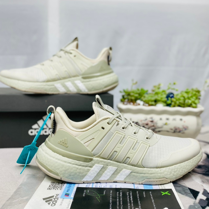 Giày Sneaker Cổ thấp EQT v2 Đen xọc đỏ Boost | Đế hạt nén