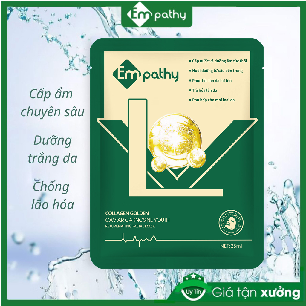 Mặt nạ empathy Cấp ẩm Dưỡng trắng chuyên sâu Chống lão hóa giúp da căng mọng đàn hồi
