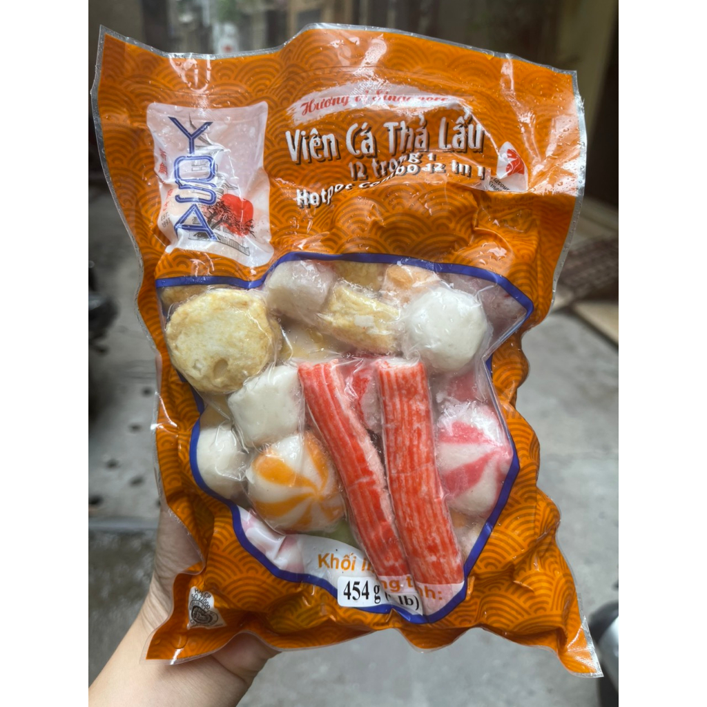 Viên thả lẩu mix 12 vị Yosa Singapo 454g