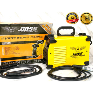 Máy hàn boss arc 200 chính hãng tặng kính hàn chổi xi chuyện que 2ly6 3ly2