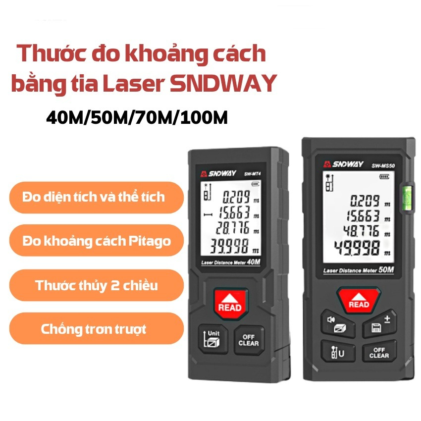 Thước đo khoảng cách bằng tia laser KAW - Độ chính xác cao - Máy đo laser chất lượng cao