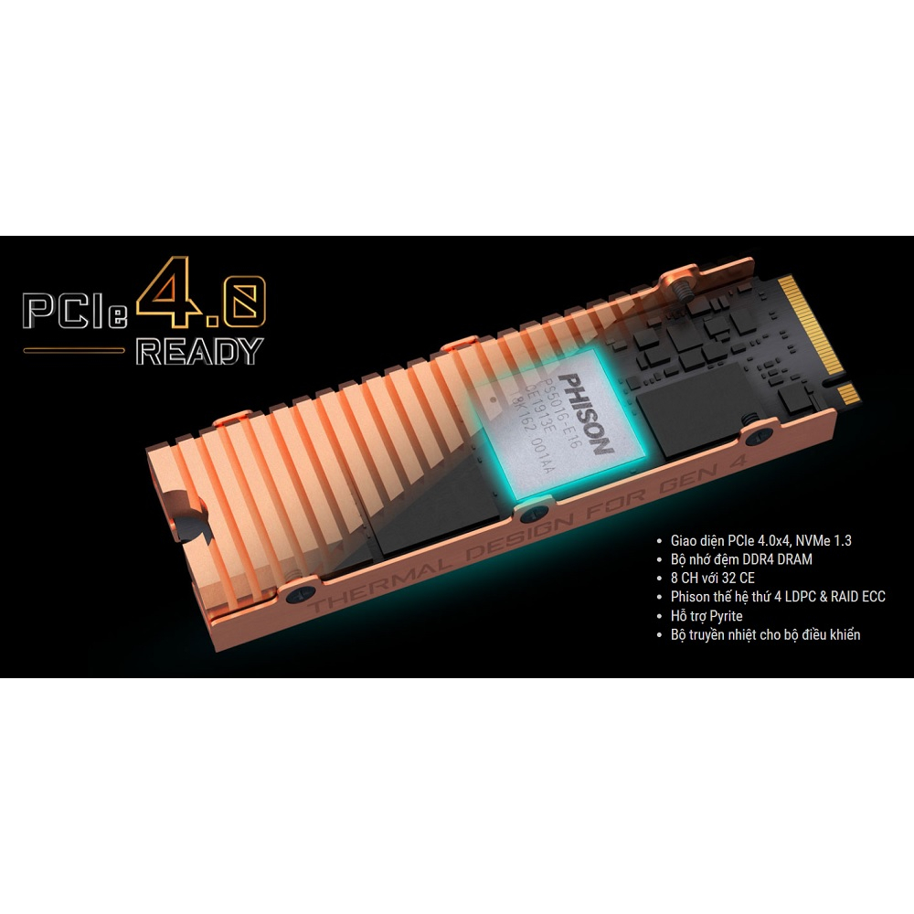 Ổ Cứng SSD 1TB Gigabyte Aorus M.2 NVMe PCIe Gen4