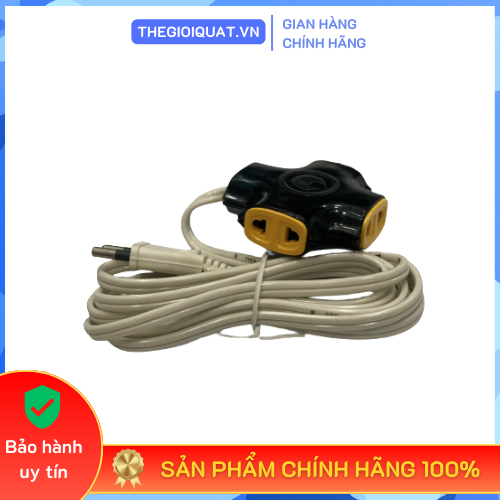 Ổ cắm đa năng Tiến Thành OCD1-498 chia 3 ngã công suất chịu tải 1500W, dây dài 2.5M