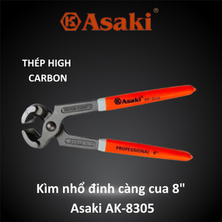 Kìm nhổ đinh càng cua 8" asaki ak-8305
