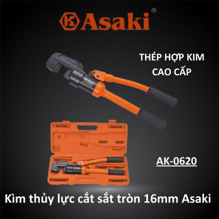 Kìm thủy lực cắt sắt tròn 16mm asaki ak-0620