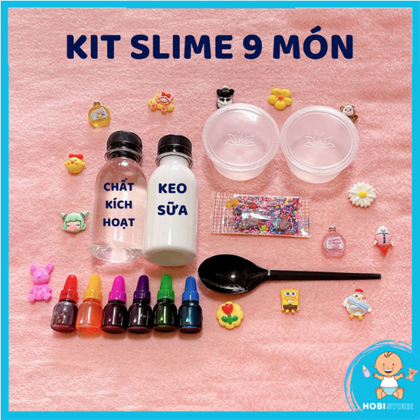 Bộ kit làm slime mây gói combo 6