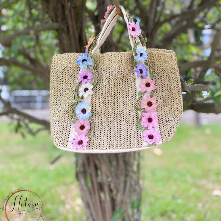 Túi Rainbow Daisy Handmade