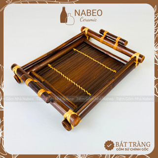 Khay Đựng Bộ Ấm Chén, Khay Trà Bằng Tre, Nứa Hàng Thủ Công Việt Nam