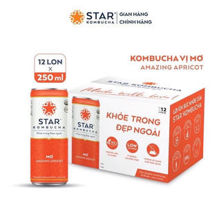 Star kombucha vị mơ / apricot 250ml