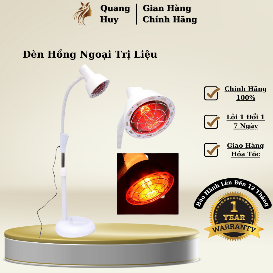 Đèn Hồng Ngoại | Đèn sưởi có mức chỉnh ảnh sáng dành cho Spa ( bảo hành 12th )
