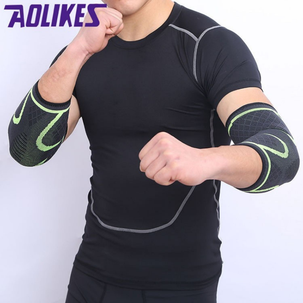Băng Bảo Vệ Khuỷu Tay Chính Hãng Aolikes Đai Đeo Khuỷu Tay Chơi Thể Thao AL7547