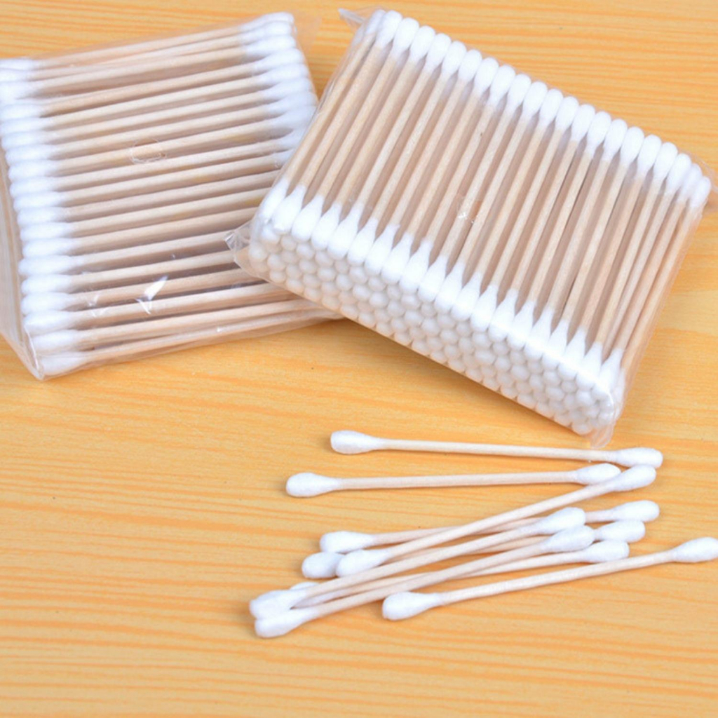 Bông Tăm Ngoáy Tai Thiên Trường Thành Thân Gỗ Thân Thiện Với Môi Trường