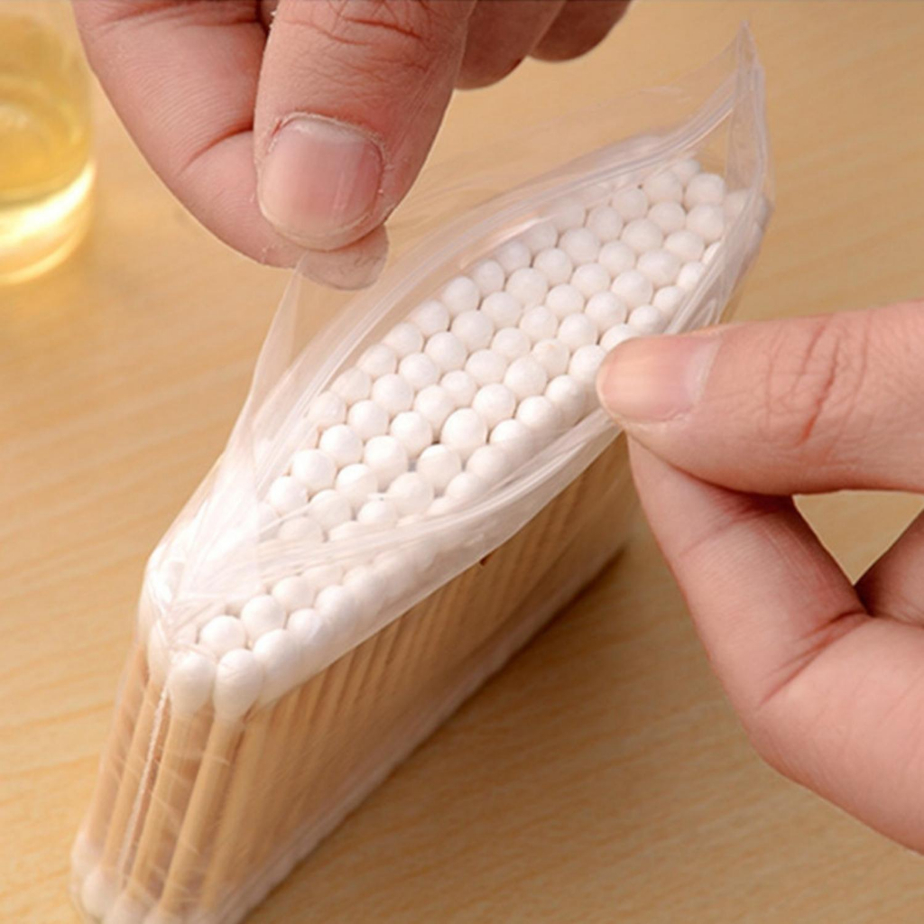 Bông Tăm Ngoáy Tai Thiên Trường Thành Thân Gỗ Thân Thiện Với Môi Trường